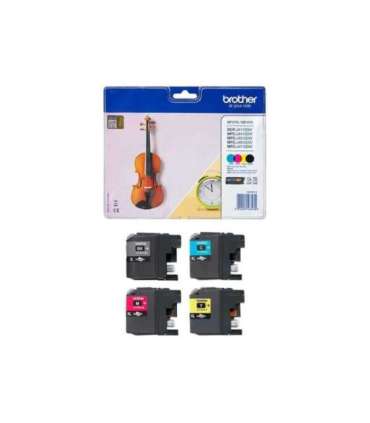 Brother LC127XLVALBP Ink Cartridge Black, Cyan, Magenta, Yellow