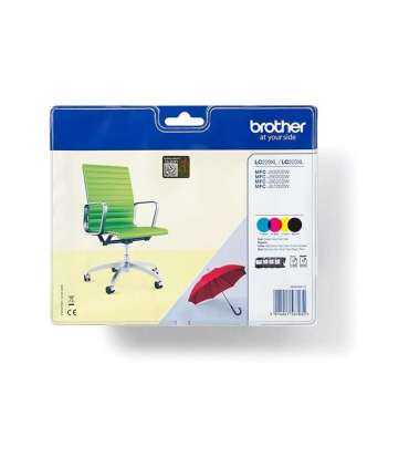 Brother LC229XLVALBP Ink Cartridge Black, Cyan, Magenta, Yellow