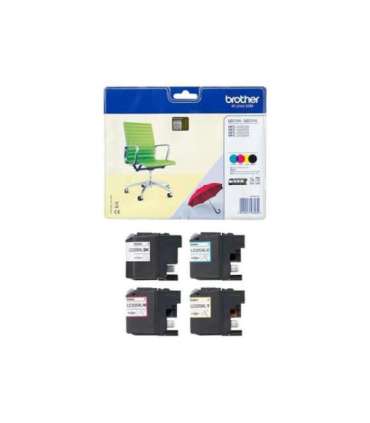 Brother LC229XLVALBP Ink Cartridge Black, Cyan, Magenta, Yellow