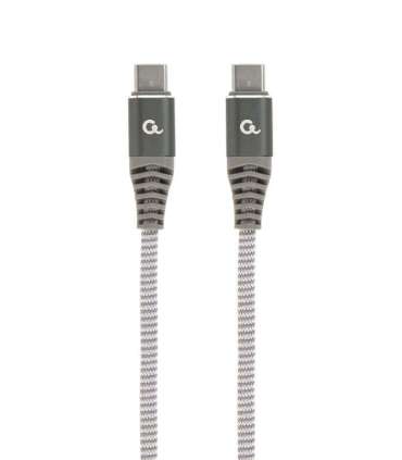 Cablexpert 100 W Type-C Power Delivery (PD) premium charging and data cable, 1.5 m CC-USB2B-CMCM100-1.5M