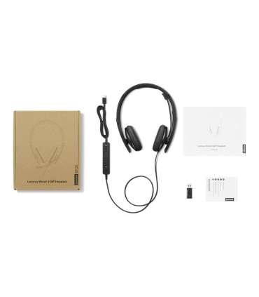 Lenovo Headset (Teams) VoIP Wired Black