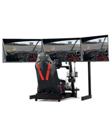 Next Level Racing Floor stand ELITE Free Standing Triple Monitor Stand Fully adjustable and customizable 21-43 " |