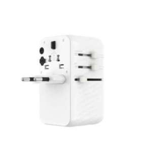 Fixed Voyager 85W travel adapter for EU, UK and USA/AUS, with 4xUSB-C and 1xUSB output Adapter