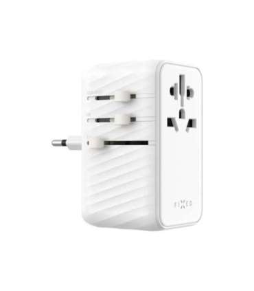 Fixed Voyager 85W travel adapter for EU, UK and USA/AUS, with 4xUSB-C and 1xUSB output Adapter