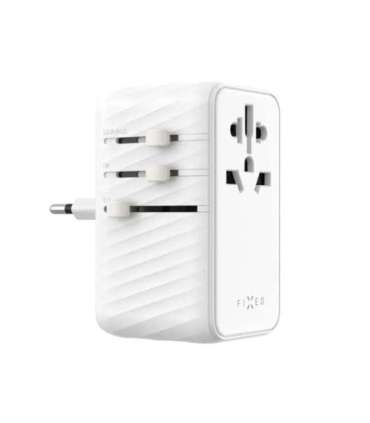 Fixed Voyager 85W travel adapter for EU, UK and USA/AUS, with 4xUSB-C and 1xUSB output Adapter