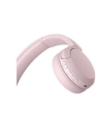 Sony Headphones WH-CH520 Bluetooth On-Ear Wireless Pink