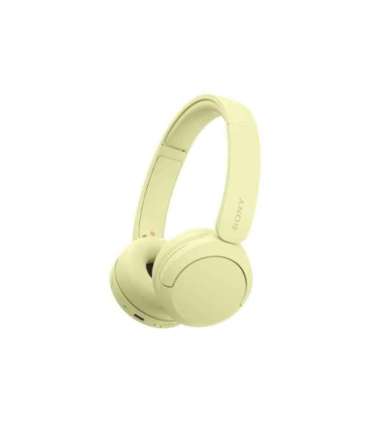 Sony Headphones WH-CH520 Bluetooth On-Ear Wireless Yellow