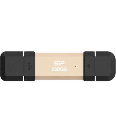 Silicon Power DS72 250 GB USB Type-A/USB Type-C 3.2 Gen 2 Gold