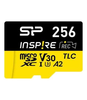 Silicon Power Inspire 256 GB microSDXC Flash memory class C10, UHS-I U3, V30