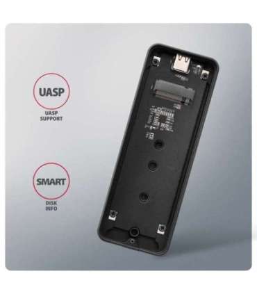 AXAGON USB-C 20Gbps - M.2 NVMe SSD ARMORED Box EEM2-20G