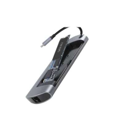 AXAGON SuperSpeed USB-C Combo 6in1 Hub HMC-6M2