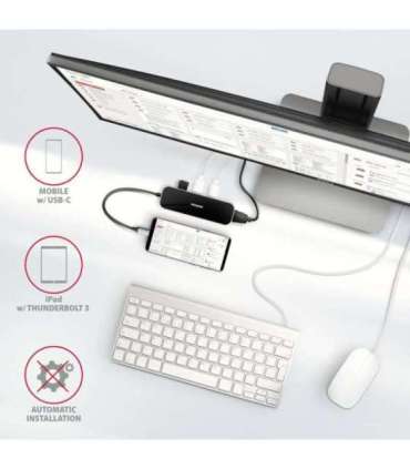 AXAGON SuperSpeed USB-C Combo 6in1 Hub HMC-6H4A