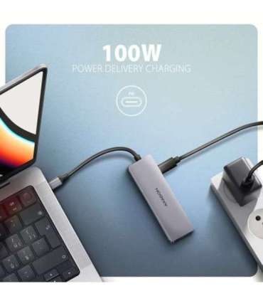 AXAGON USB-C 5Gbps 5in1 Hub HMC-5H60