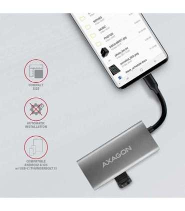 AXAGON SuperSpeed USB-C 10 Gbps SPEEDSTER 4 Hub HMC-4G2