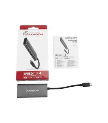 AXAGON SuperSpeed USB-C 10 Gbps SPEEDSTER 4 Hub HMC-4G2