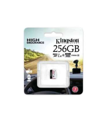 Kingston Endurance 95R 256 GB microSDXC Flash memory class Class 10, UHS-I