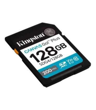 Kingston Canvas Go! Plus 128 GB SD Flash memory class Class 10, UHS-I, U3, V30