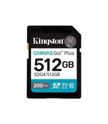 Kingston Canvas Go! Plus 512 GB SD Flash memory class Class 10, UHS-I, U3, V30