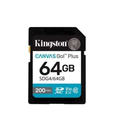 Kingston Canvas Go! Plus 64 GB SD Flash memory class Class 10, UHS-I, U3, V30
