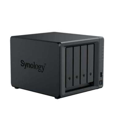 Synology NAS DS925+ AMD Ryzen V1500B Processor frequency 2.2 GHz 4 GB DDR4 ECC SODIMM Black