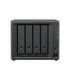 Synology NAS DS925+ AMD Ryzen V1500B Processor frequency 2.2 GHz 4 GB DDR4 ECC SODIMM Black