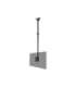 Neomounts CL35-340BL12 Monitor/TV mount Ceiling Adjustable Height, Rotate, Tilt, Swivel 23-42 " Maximum weight