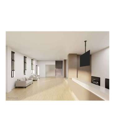 Neomounts CL35-340BL12 Monitor/TV mount Ceiling Adjustable Height, Rotate, Tilt, Swivel 23-42 " Maximum weight