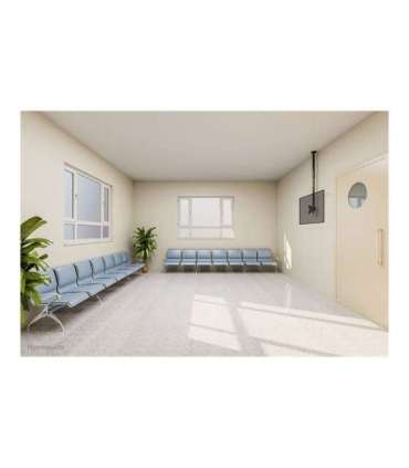 Neomounts CL35-340BL12 Monitor/TV mount Ceiling Adjustable Height, Rotate, Tilt, Swivel 23-42 " Maximum weight