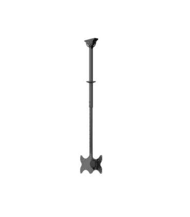 Neomounts CL35-340BL22 Dual Monitor/TV Mount Ceiling Adjustable Height, Rotate, Tilt, Swivel 23-42 " Maximum