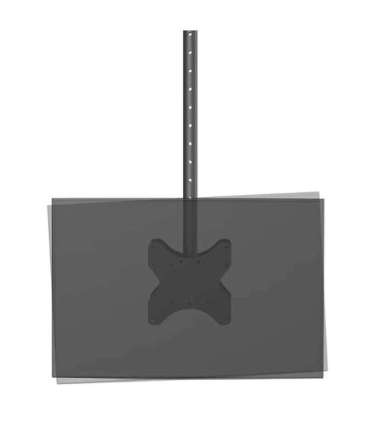 Neomounts CL35-340BL22 Dual Monitor/TV Mount Ceiling Adjustable Height, Rotate, Tilt, Swivel 23-42 " Maximum