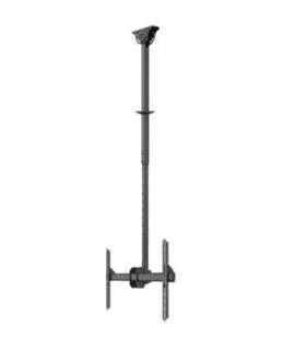 Neomounts CL35-440BL16L Monitor/TV Mount Ceiling Adjustable Height, Rotate, Tilt, Swivel 37-70 " Maximum weight