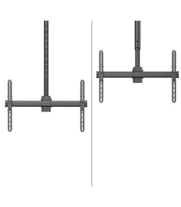 Neomounts CL35-440BL16L Monitor/TV Mount Ceiling Adjustable Height, Rotate, Tilt, Swivel 37-70 " Maximum weight