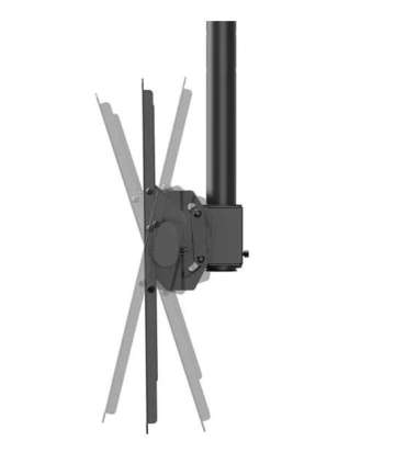 Neomounts CL35-440BL16XL Monitor/TV Mount Ceiling Adjustable Height, Rotate, Tilt, Swivel 37-70 " Maximum weight