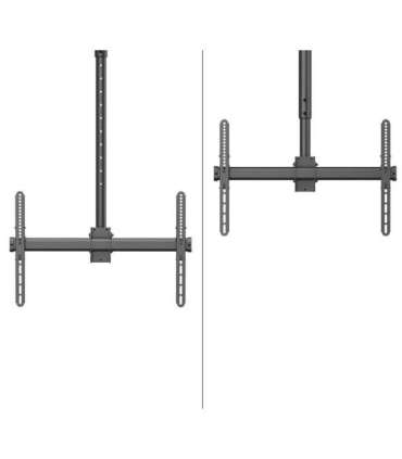 Neomounts CL35-440BL16XL Monitor/TV Mount Ceiling Adjustable Height, Rotate, Tilt, Swivel 37-70 " Maximum weight
