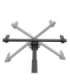 Neomounts CL35-440BL16XL Monitor/TV Mount Ceiling Adjustable Height, Rotate, Tilt, Swivel 37-70 " Maximum weight