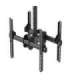 Neomounts NM-C440DBLACK Dual monitor/TV mount ceiling Adjustable Height, Rotate, Tilt, Swivel 32-60 " Maximum