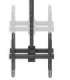 Neomounts NM-C440DBLACK Dual monitor/TV mount ceiling Adjustable Height, Rotate, Tilt, Swivel 32-60 " Maximum