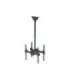 Neomounts NM-C440DBLACK Dual monitor/TV mount ceiling Adjustable Height, Rotate, Tilt, Swivel 32-60 " Maximum