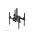 Neomounts NM-C440DBLACK Dual monitor/TV mount ceiling Adjustable Height, Rotate, Tilt, Swivel 32-60 " Maximum