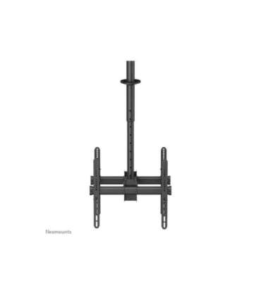 Neomounts NM-C440DBLACK Dual monitor/TV mount ceiling Adjustable Height, Rotate, Tilt, Swivel 32-60 " Maximum