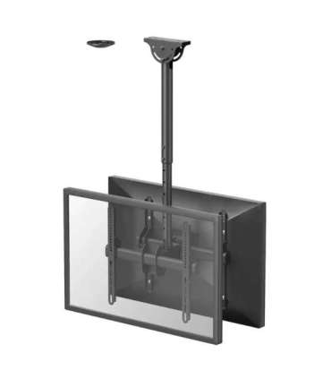 Neomounts NM-C440DBLACK Dual monitor/TV mount ceiling Adjustable Height, Rotate, Tilt, Swivel 32-60 " Maximum