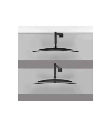 Neomounts Desk Mount DS70PLUS-450BL1 Monitor Arm Adjustable Height, Rotate, Tilt, Swivel 17-49 " Maximum weight