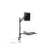 Neomounts Desk Mount DS90-325BL1 Sit-stand workstation desk Adjustable Height, Rotate, Tilt, Swivel 17-32 " |
