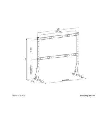 Neomounts Desk Mount DS45-430BL18 TV stand Adjustable Height 45-90 " Maximum weight (capacity) 60 kg Black