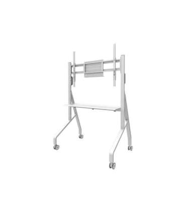 Neomounts Floor stand FL50-525WH1 TV trolley Adjustable Height 55-86 " Maximum weight (capacity) 76 kg White
