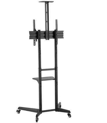 Neomounts Floor stand FL50-550BL1 TV trolley Adjustable Height, Tilt 37-70 " Maximum weight (capacity) 50 kg |
