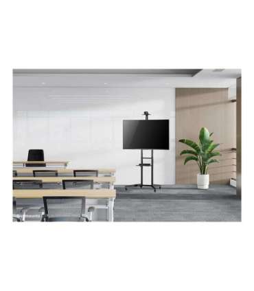 Neomounts Floor stand FL50-550BL1 TV trolley Adjustable Height, Tilt 37-70 " Maximum weight (capacity) 50 kg |
