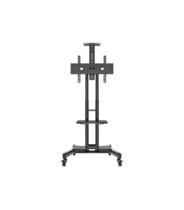 Neomounts Floor stand NM-M1700BLACK TV trolley Adjustable Height 32-75 " Maximum weight (capacity) 50 kg Black