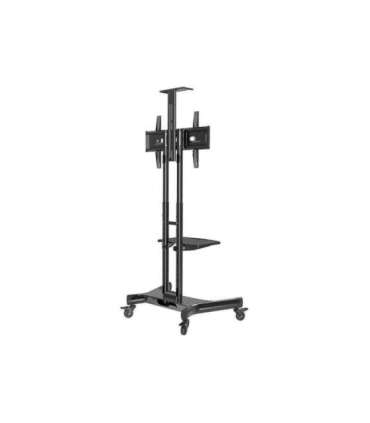 Neomounts Floor stand NM-M1700BLACK TV trolley Adjustable Height 32-75 " Maximum weight (capacity) 50 kg Black