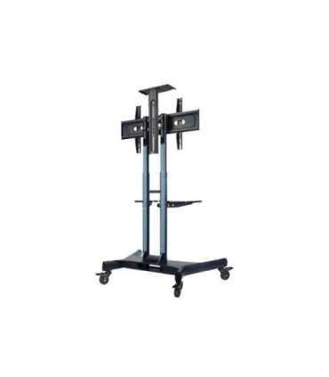 Neomounts Floor stand NM-M1700BLACK TV trolley Adjustable Height 32-75 " Maximum weight (capacity) 50 kg Black